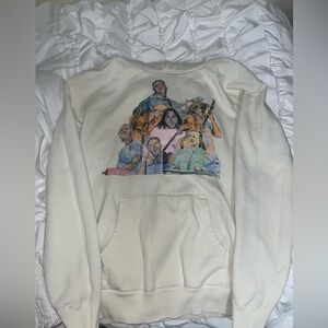 Zach Bryan “Quittin’ Time Tour” cream sweatshirt
